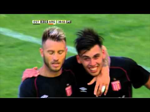 Gol de Quintana. Estudiantes 3 - Argentinos 0. Fecha 5. Primera División 2016