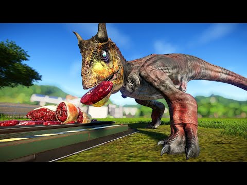 ZT2 Carnotaurus Vs Styracosaurus | Dinosaur Fight & Breakout 🌍 Jurassic World Evolution Jurassic TV