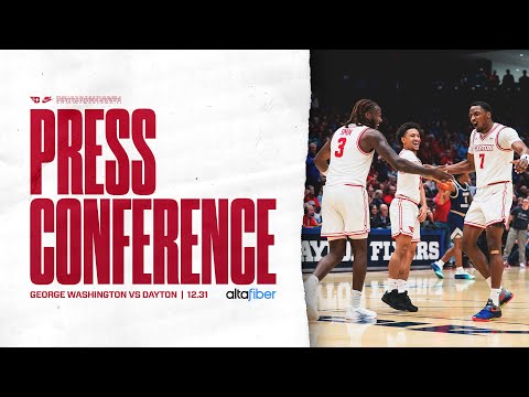 Post Game Press Conference: Dayton Vs. George Washington