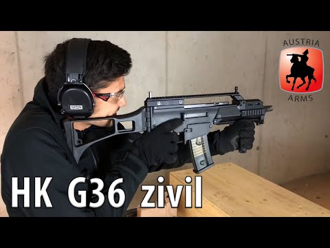 Heckler & Koch G36 als ziviler Halbautomat:  HK243  - Wir schießen damit!