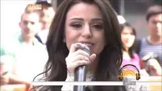 Cher Lloyd BREAKS DOWN singing Sirens at Today Show Concert