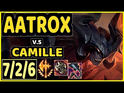 AATROX vs CAMILLE - 7/2/6 KDA MID GAMEPLAY - EUW Ranked MASTER