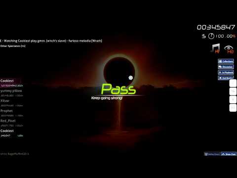 osu! Cookiezi gmtn. (witch's slave) - furioso melodia +HDHR 96.39%