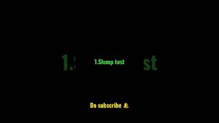 Tests on fresh concrete in civil engineering #workability