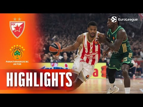 The RED STORM Strikes Again | Crvena Zvezda - Panathinaikos | R9 BASKETBALL HIGHLIGHTS 2025-26