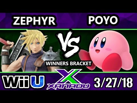 S@X 243 Smash 4 - Zephyr (Cloud) Vs. Poyo (Kirby) - Wii U Winners Bracket