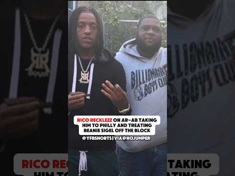 Rico Recklezz On Ar-Ab Taking Him To Philly And Treating Beanie Sigel Off The Block😳 #ricorecklezz