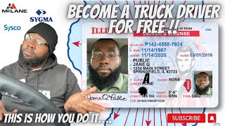 How to get your CDL License for FREE in 2024