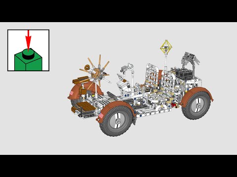 LEGO Technic 42182, NASA Apollo Lunar Roving Vehicle - LRV - building instructions