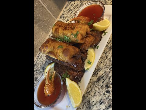 Real Crab Cake Egg Rolls!!