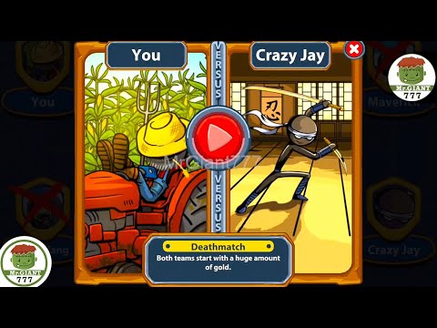 CRAZY JAY PLAYER VS FARMER, GRIFFON VS GOLDEN ARMY TOURNAMENT | Stick War Legacy Mod | MrGiant777