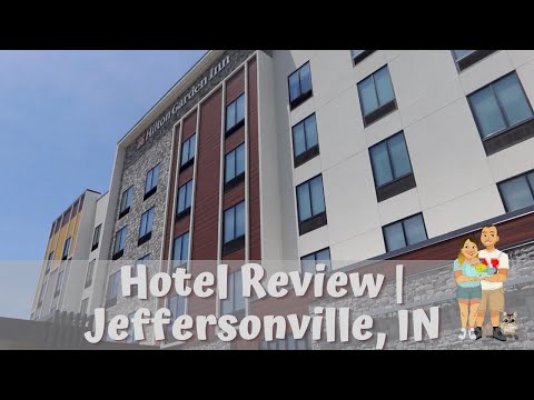 ***NEW HOTEL*** Hilton Garden Inn in Jeffersonville Indiana | Full Room Review