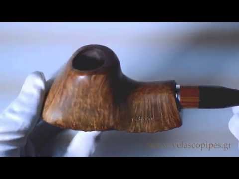 Briar smoking pipe, handmade in Greece item #06 -16