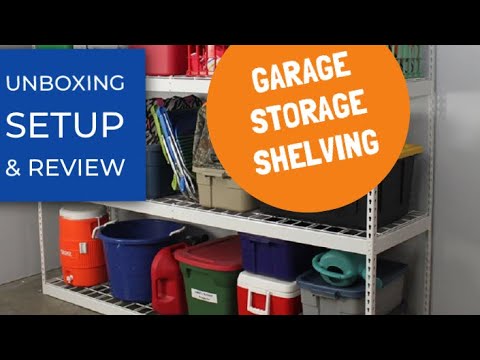 Costco SafeRacks Garage Shelving UNBOXING SETUP &...