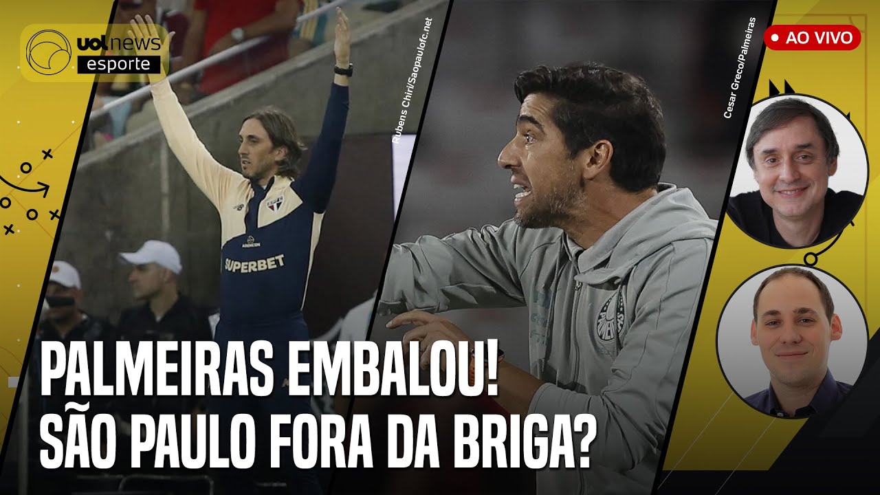 🔴 PALMEIRAS EMBALA E ABEL FERREIRA SE DESCULPA; SÃO PAULO PERDE E ZUBELDÍA DETONA ÁRBITROS
