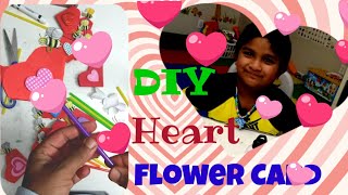 Heart Flower Card | Valentine's gift exchange ideas for kids