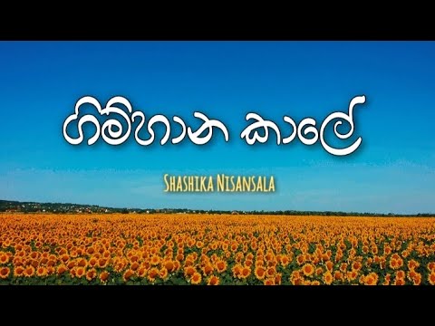 Gimhana Kale ( ගිම්හාන කාලේ ) - Shashika Nisansala | Lyrics