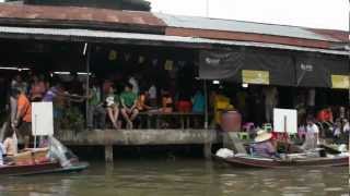 preview picture of video 'Visitando el Mercado Flotante de Amphawa (Tailandia) - Amphawa Floating Market'