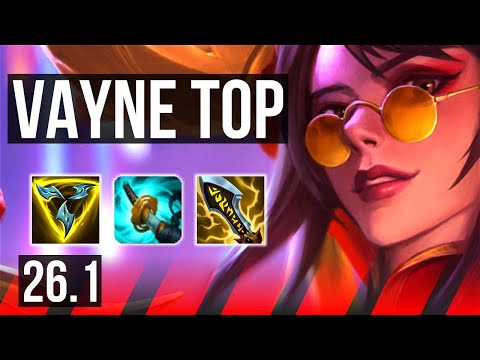 VAYNE vs VOLIBEAR (TOP) | Good KDA: 16/3/7 | NA Master | 26.1