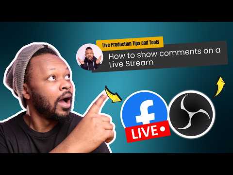 How To Show Comments / CHAT OVERLAY On Facebook Live using OBS and Social Stream Ninja