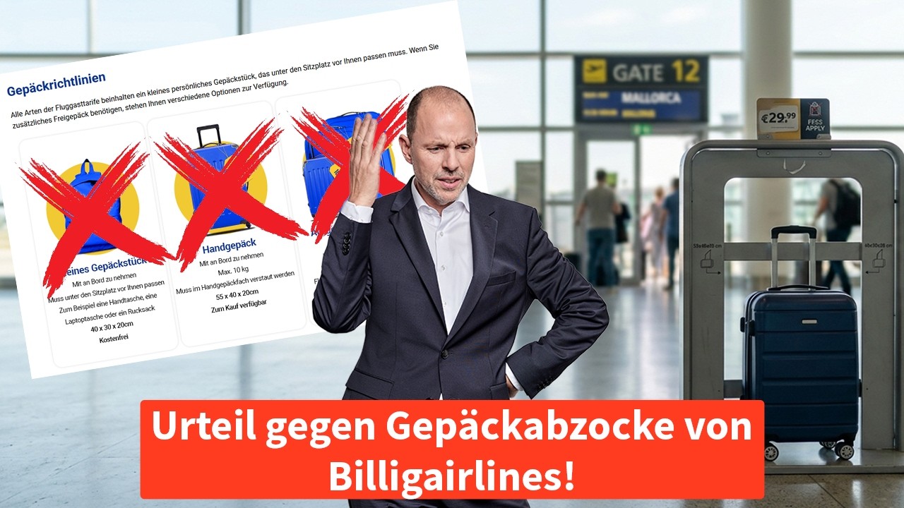 Gepäckgebühren bei Ryanair & Co. rechtswidrig! – Gericht fällt erstes Urteil gegen Billigflieger