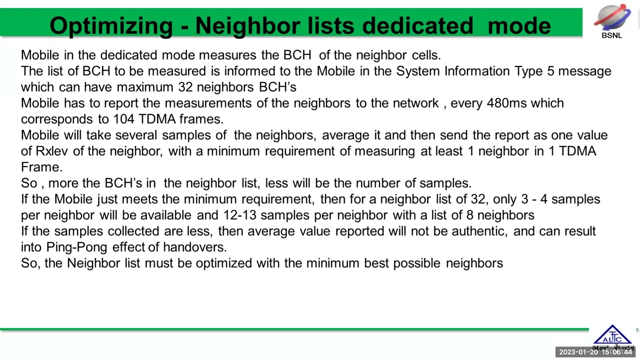 Sub Module 4 Network Optimization Principle & Troubleshooting Part 2