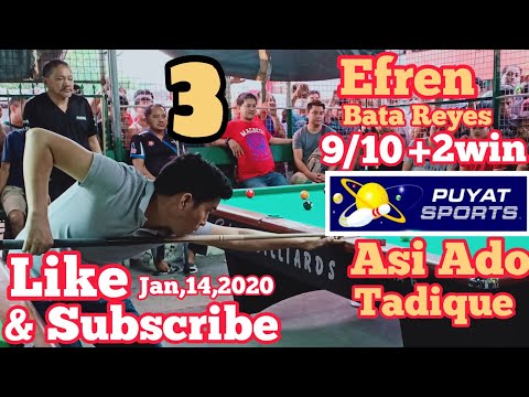 3/10 EFREN BATA REYES 9/10+2Win VS ASSIS ADO TADIQUE @LODORA VILLAGES,MUNTINLUPA