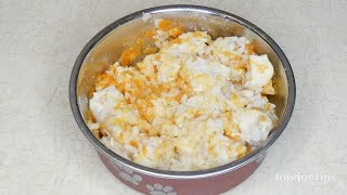 Chicken and Rice Dog Food Recipe for Upset Stomach