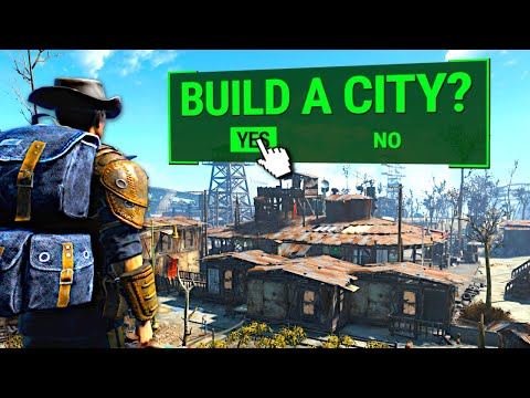 Building a Settlement City in Fallout 4 Survival Mode