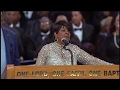 Pastor Shirley Caesar And Tasha Cobb Leonard At Aretha Franklin's Funeral Celebration Service