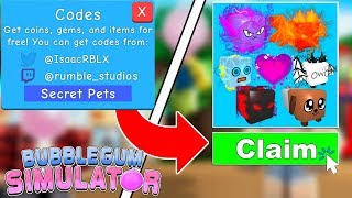 How To Get Free Pets In Bubblegum Simulator