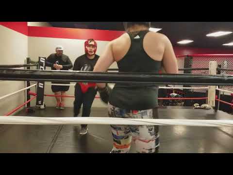 Laurynn "Iron Butterfly" Garcia vs Hidden City Boxing Gym Rnd 1
