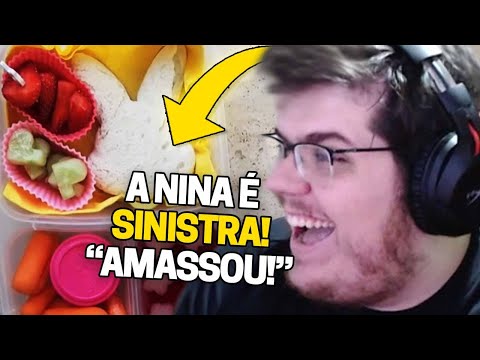 CASIMIRO REAGE: A MÃE DA NINA ARRUMANDO A LANCHEIRA PARA A ESCOLA | Cortes do Casimito