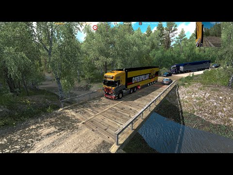 ETS2 1.38 RusMap 2.2.1 | #01 (1/2) Kandalaksha [RU] - Turku [FI] | 1440p