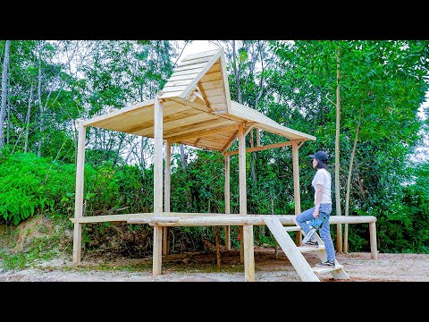 FULL VIDEO: 120 Days Build Life | Girl Builds a House for a New Life | Wild Forest Life