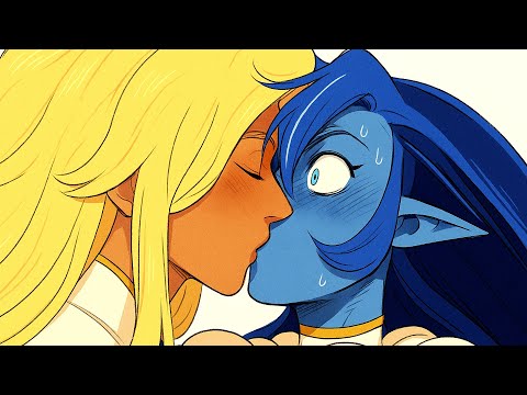 Gotcha! 😏┃Pure Vanilla x Shadow Milk (ShadowVanilla)┃Cookie Run Kingdom Comic Dub