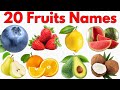 Fruits For Kids Learn Fruit Names Colors Preschool Learning Video