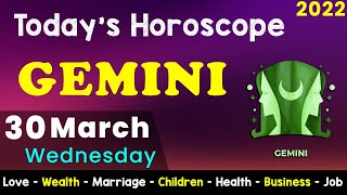 Aj Ka Din Kaisa Rahe Ga | Gemini Daily Horoscope | Horoscope Today | Aj Ka Din | 30 March 2022