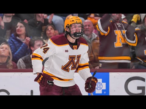 Highlights: Minnesota Men's Hockey Upsets #8 Wisconsin