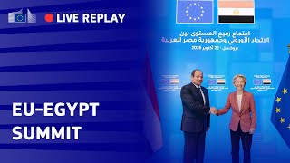 "Our partnership is stronger today than ever before": EU-Egypt Summit