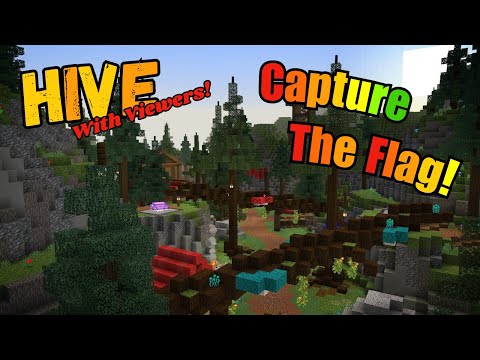 MXR1 - Minecraft Capture The Flag WITH VIEWERS (The Hive)