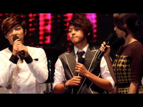 120920 u-kiss KBS 해피FM 슈퍼콘서트 Ment 동호 Dongho