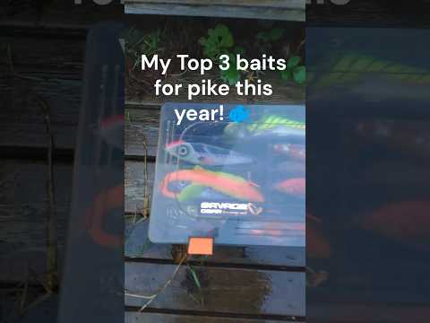 My 3 best pike lures #fishing #fishingequipment