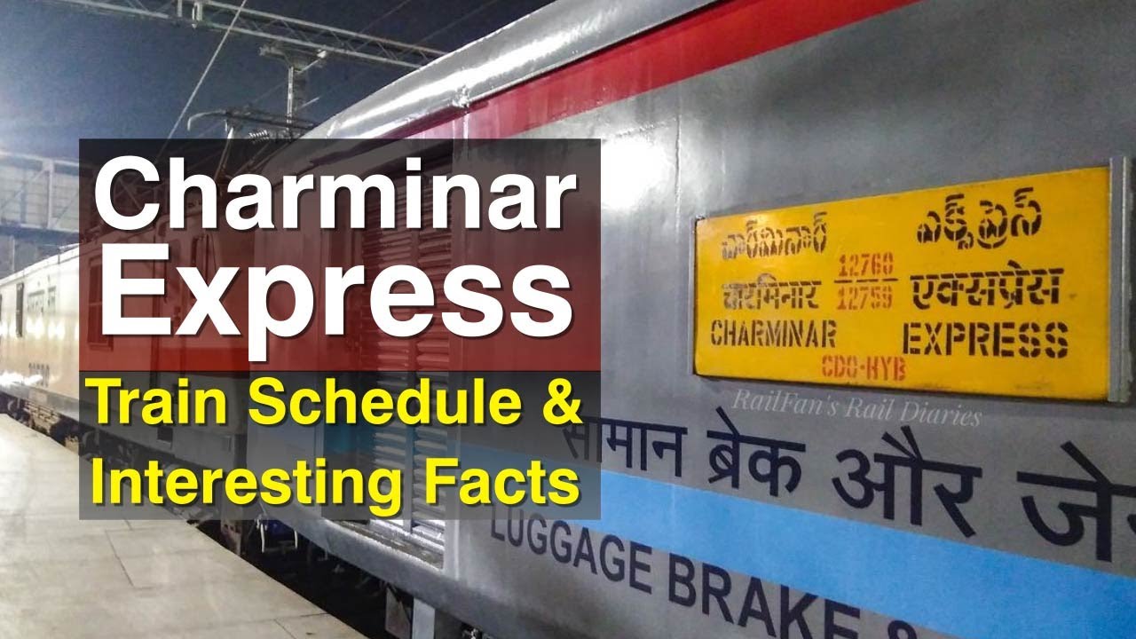 Watch video Charminar Express -12759/12760 Chennai Central ↔ Hyderabad Deccan | RailMitra - Train Travel App 🚂 Now Charminar Express -12759/12760 Chennai Central ↔ Hyderabad Deccan | RailMitra - Train Travel App 🚂