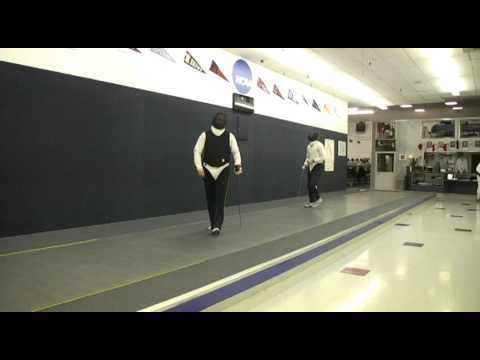 Epee Footwork Part 6 - Three Actions from the Half-Step