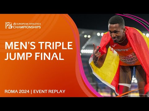 Greatest men's triple jump final EVER? 🔥 Full event replay | Roma 2024