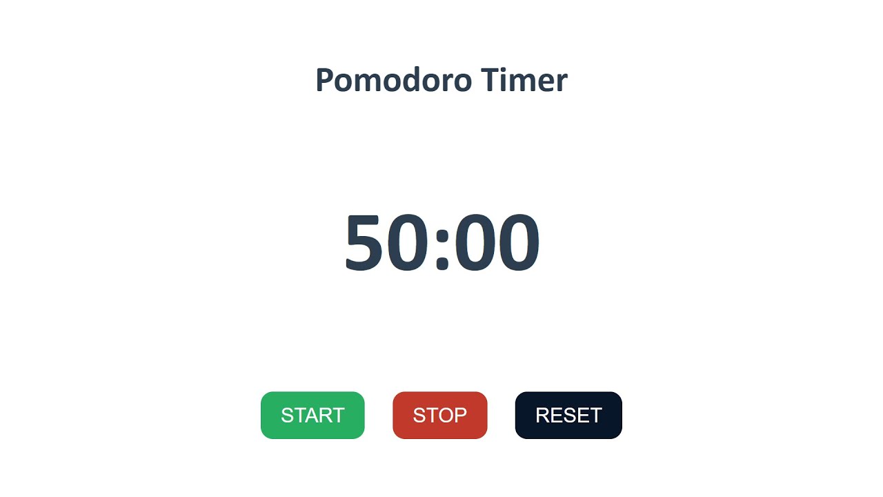 How To Create a Pomodoro Timer Using HTML,CSS & JavaScript! 🚀 | Adel Gabr