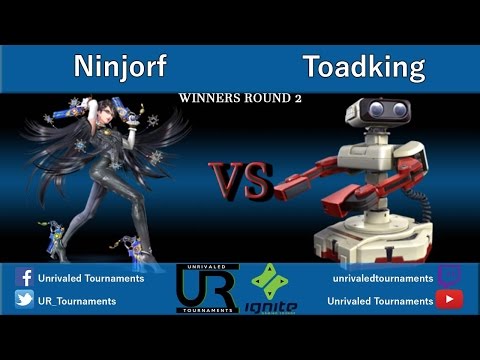 Ignition #19  WINNERS ROUND 2 - Ninjorf (Bayonetta) vs Toadking (ROB)