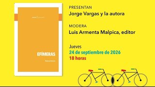 Presentación de libro: “Efímeras”