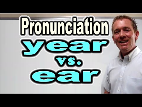 How to Pronounce YEAR vs. EAR [ ForB English Lesson ]